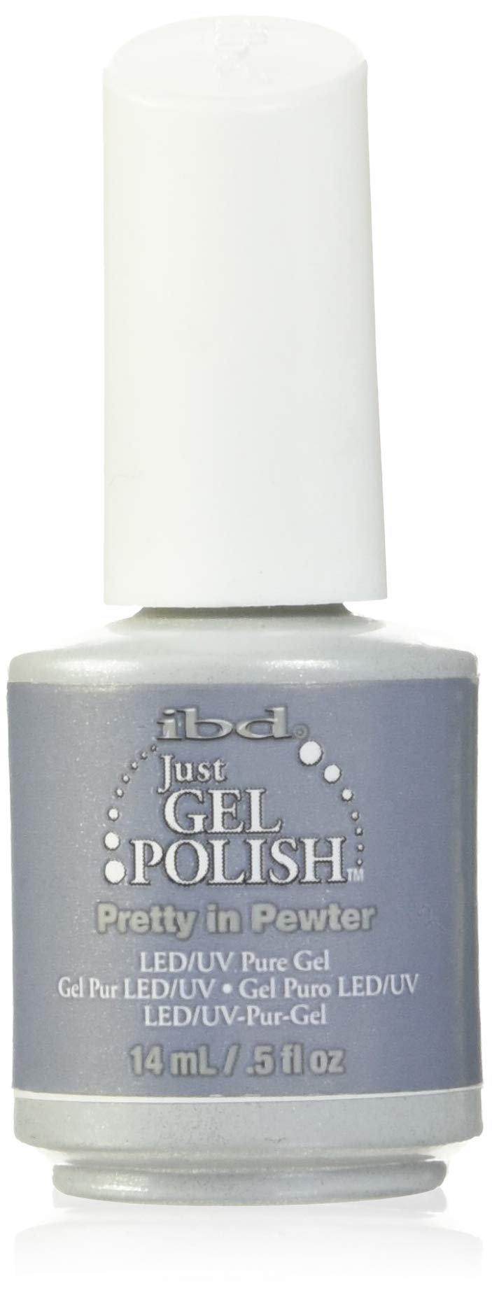 IBD Just Gel Nail Polish, Pretty In Pewter, 0.5 Fluid Ounce Beauty & Personal Care IBD