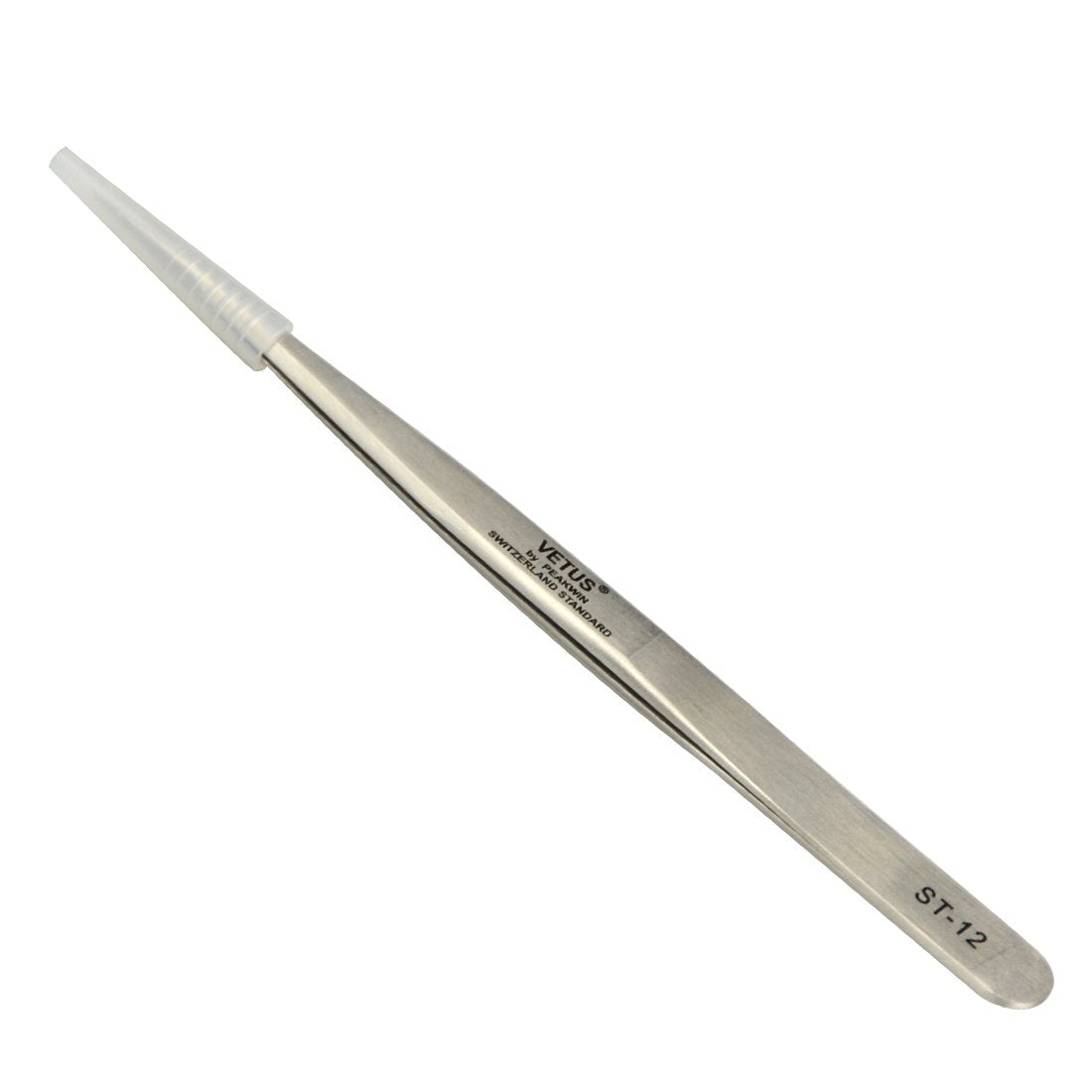 1 PC Vetus Pointed Perfect Craft Fine Angled Removal Stainless Steel Tip Straight Tweezers For Professional Grafting Eyelash extension False Eyelash Beauty and Personal Care Qeelasee