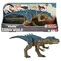 Mattel Jurassic World Ruthless Rampagin Allosaurus Dinosaur Toy, Action Figure with Continuous Chomp Attack & Roar Sounds, Button Activated Evolved…