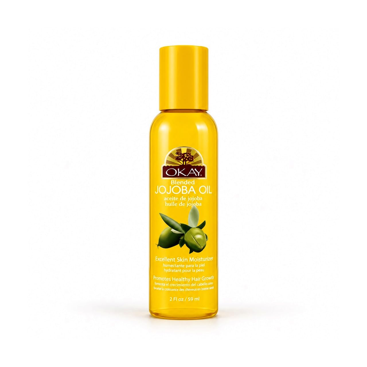 Okay Jojoba Oil for Skin and Hair, 2 Ounce (OKAY-JOJO2)