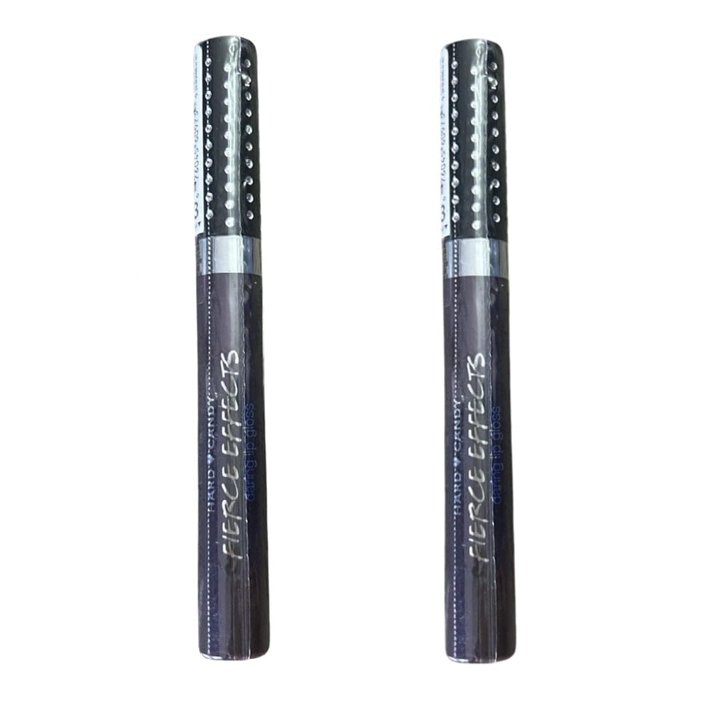 Hard Candy Pack of 2 Fierce Effects Daring Lip Gloss, Black Rose 973