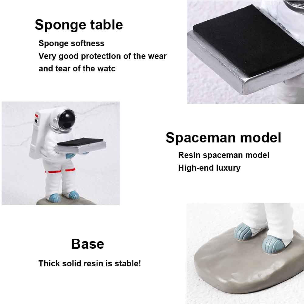 Just E Joy Watch Display Stand Old Housekeeper/Astronaut Resin Figurine Model Watch Holder Decoration Storage Rack for Jewelry Watch Bracelet…