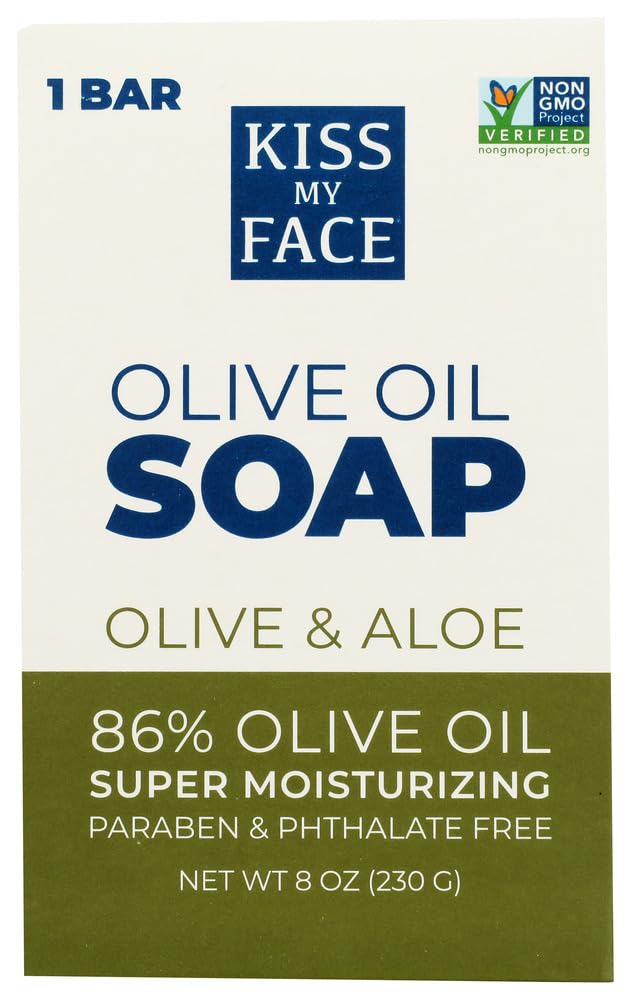 Kiss My Face Bar Soap Olive and Aloe - 8 oz