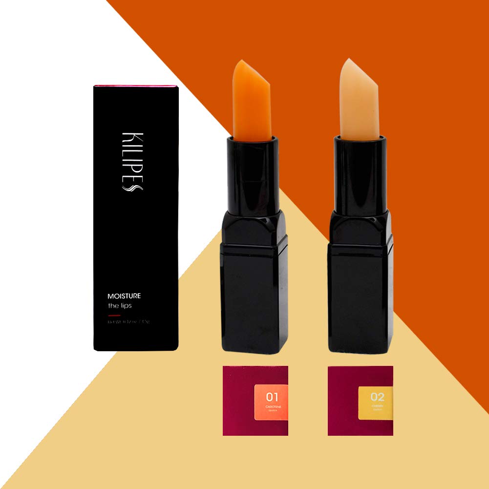 Kilipes Moisturizing Color Change Lipstick, Natural Nourishing Mood Lip Stick Moisturizer Lip Gloss Balm with Vitamin E for Dry & Chapped Lips