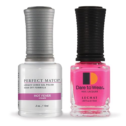 LeChat Perfect Match Gel Polish, Hot Fever, 0.5 Fl Oz (PMS44) Beauty & Personal Care LECHAT