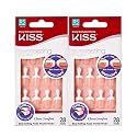 Kiss Everlasting French Nail Kit Real Short 28 Nails (2 Pack) Beauty & Personal Care PALIMAINY