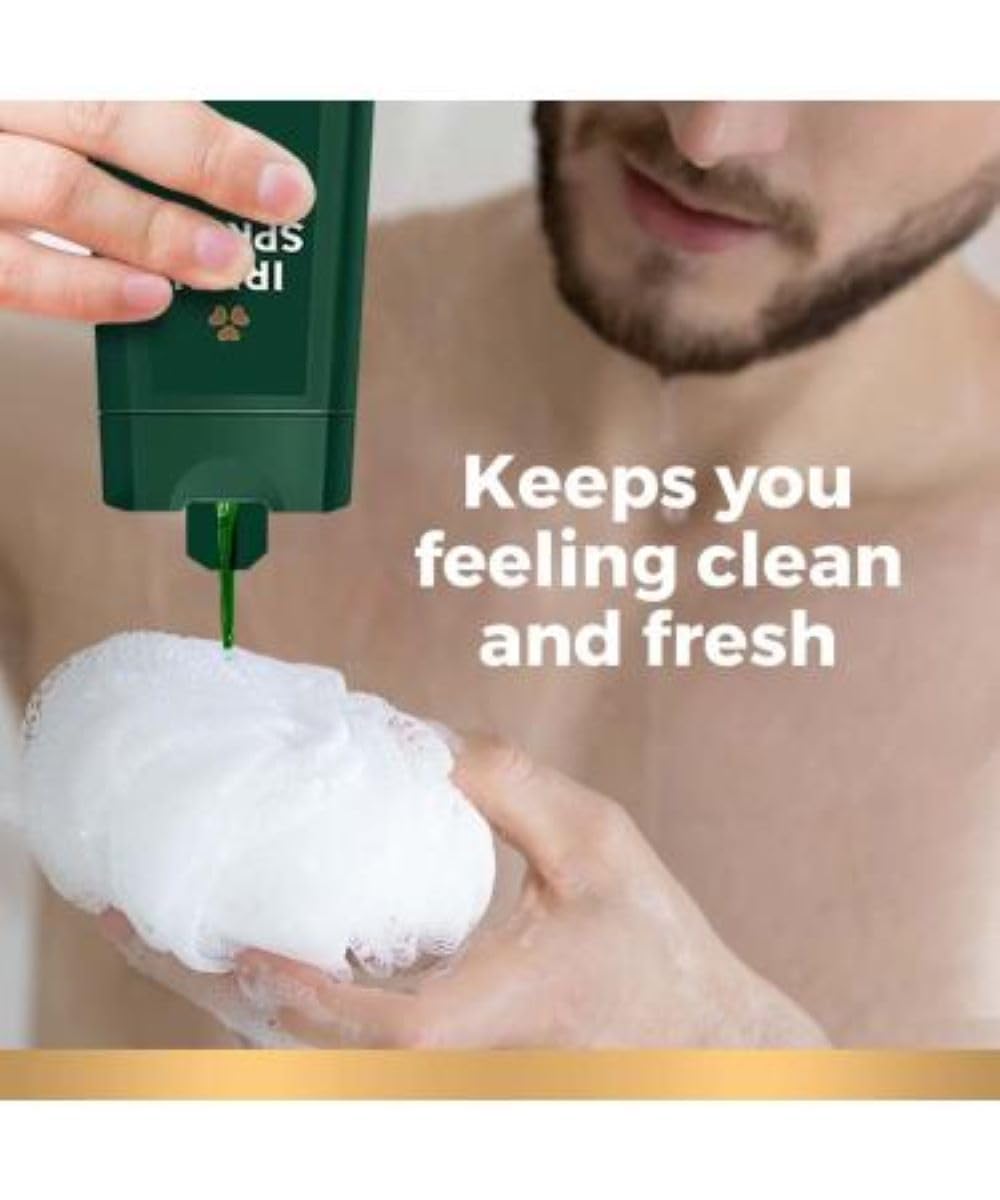 Irish Spring Body Wash Active Scrub Moisturizing Face Exfoliating Gel 20 Fl Oz (Pack of 2)