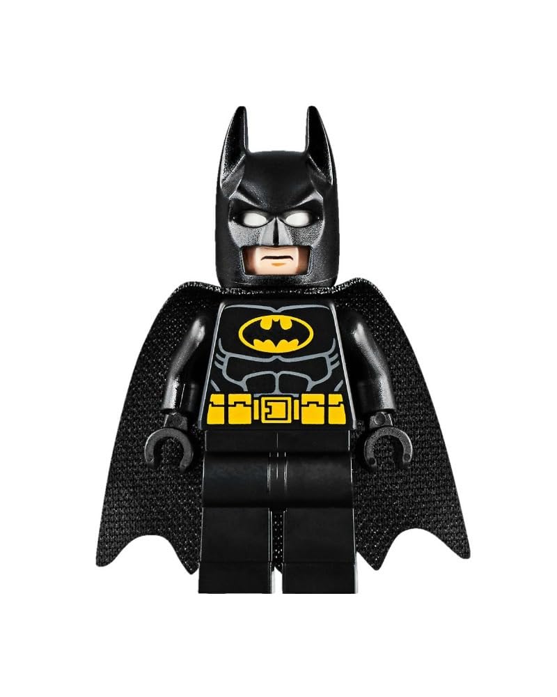 LEGO Super Heroes DC Batman Minifigure - Batman (in Black Suit with Batcape and Bat-a-rang) Junior Sets