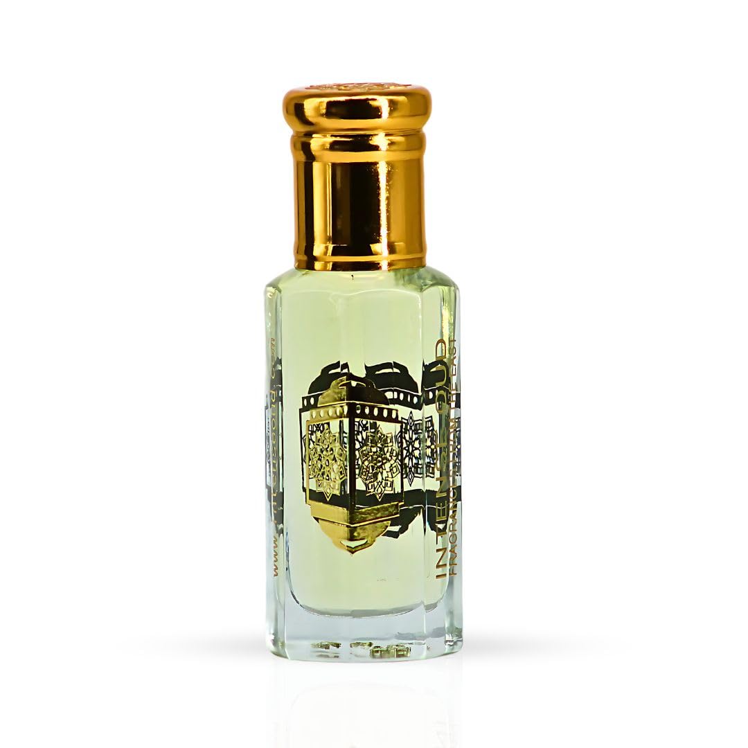 INTENSE OUD Majnoon Long Lasting Arabian Perfume Oils for Women 12ML (0.40 OZ) Fragrance Oil with Pineapple, Vanilla & Musky Notes - Concentrated Beauty & Personal Care INTENSE OUD