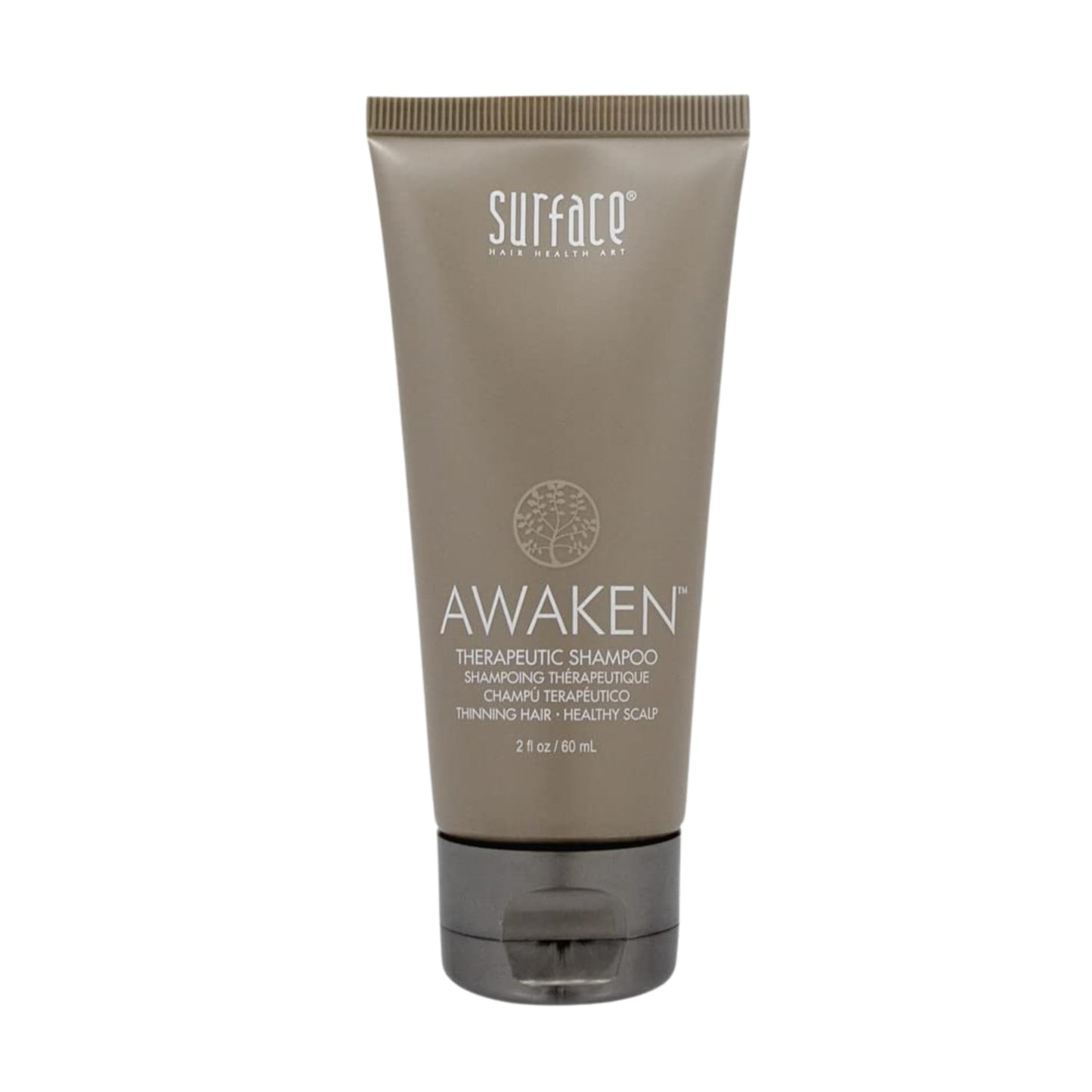 SURFACE Hair - Awaken Therapeutic Shampoo - Natural Ingredients for Thinning Hair and a Healthy Scalp - 2 fl oz