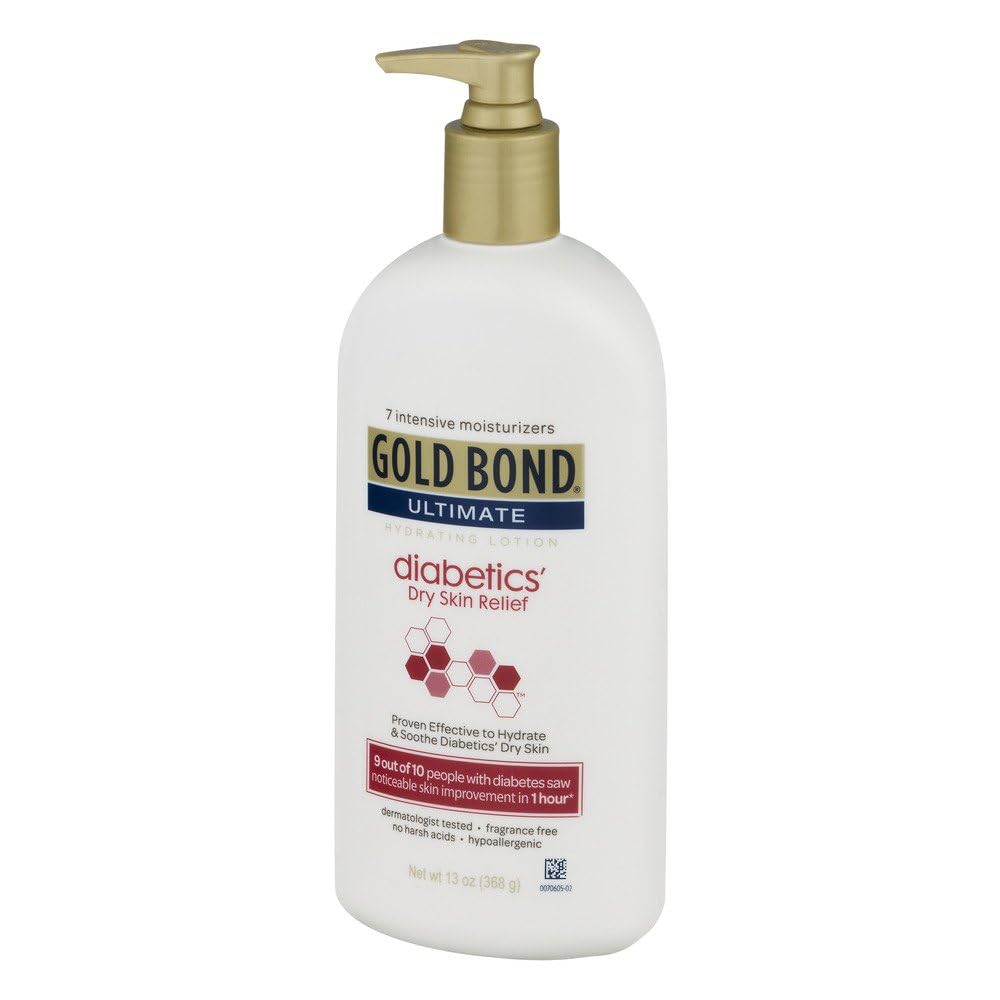 Gold Bond Ultimate Diabetic Skin Relief Lotion, Fragrance Free 13 Oz by Gold Bond Ultimate