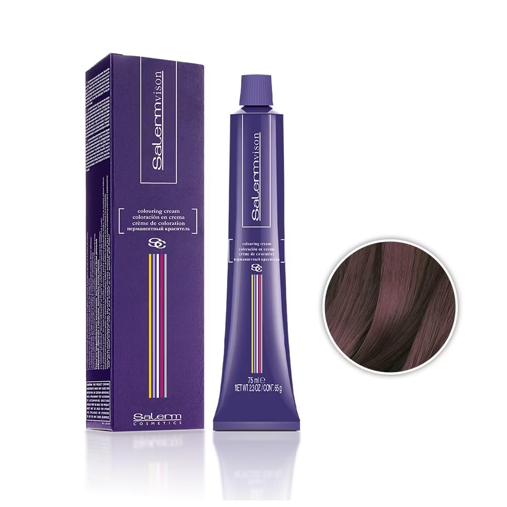 Salermvison Hair Coloring Cream #6.5 Dark Mahogany Blonde, 2.3 Ounce