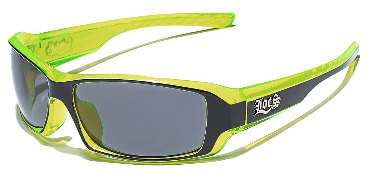 Locs Two Tone Original Gangsta Shades Fashion Statement Translucent Frame Sunglasses