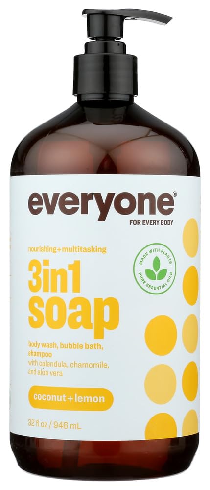 EO Essential Oil Products EveryOne Liquid Soap Coconut + Lemon -- 32 fl oz - 2pc by EO Essential Oil Products