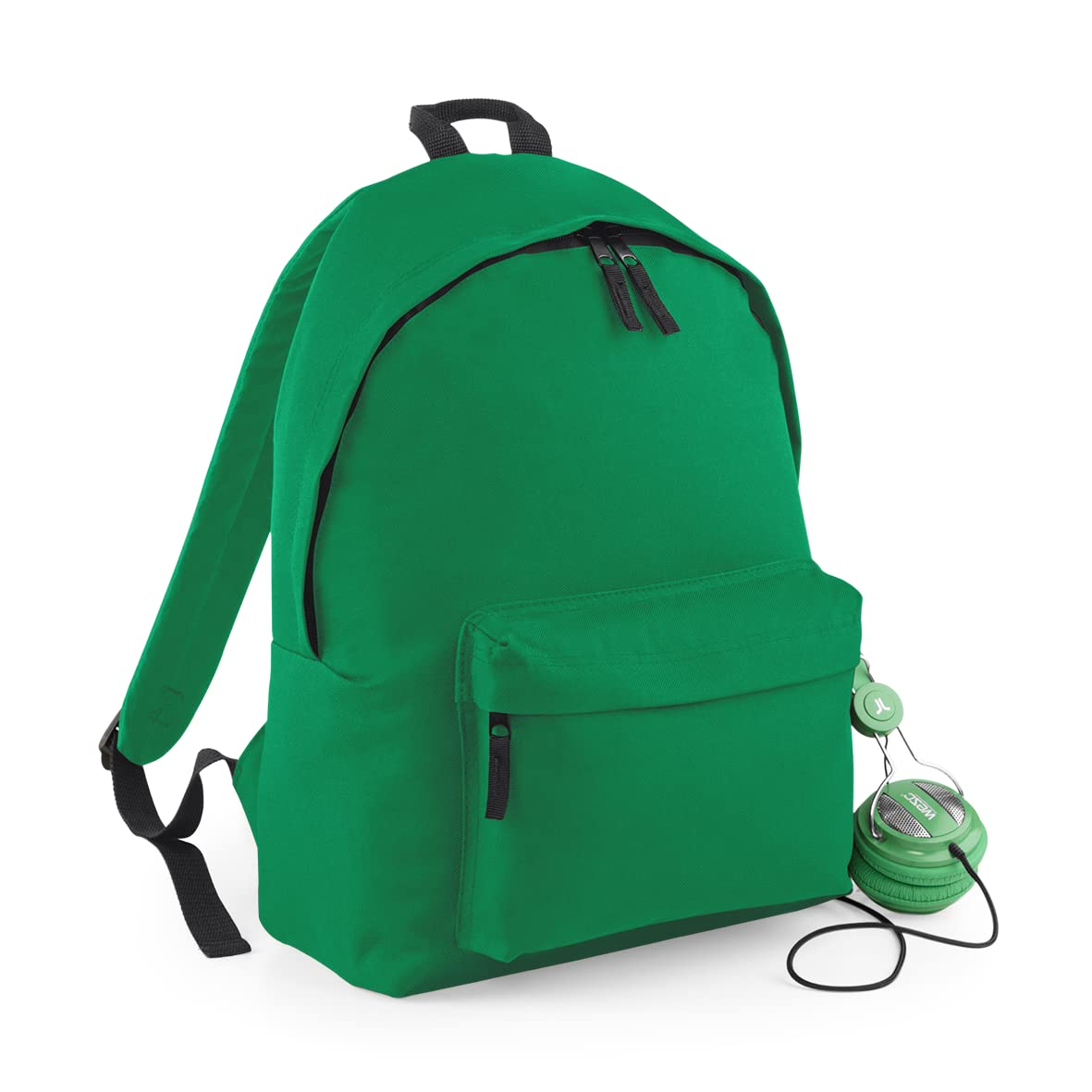 BagBase Men's Backpack Handbags, Kelly Green, One Size