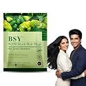 BSY Noni Black Hair Magic Hair Color Shampoo (12ml x 5 Sachets) | Ammonia-Free Permanent Noni Fruit Hair Dye | Natural Black Shade in 5 Minutes