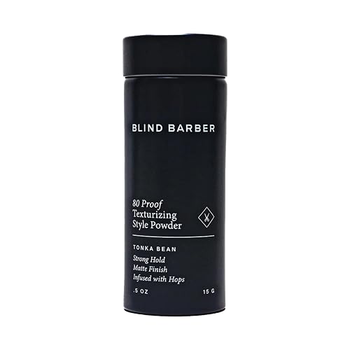 Blind Barber 80 Proof Texturizing Powder - Hair Styling Texture Powder for Men - Builds Weightless Volume - Matte Finish - Medium-to-Strong Hold Hair