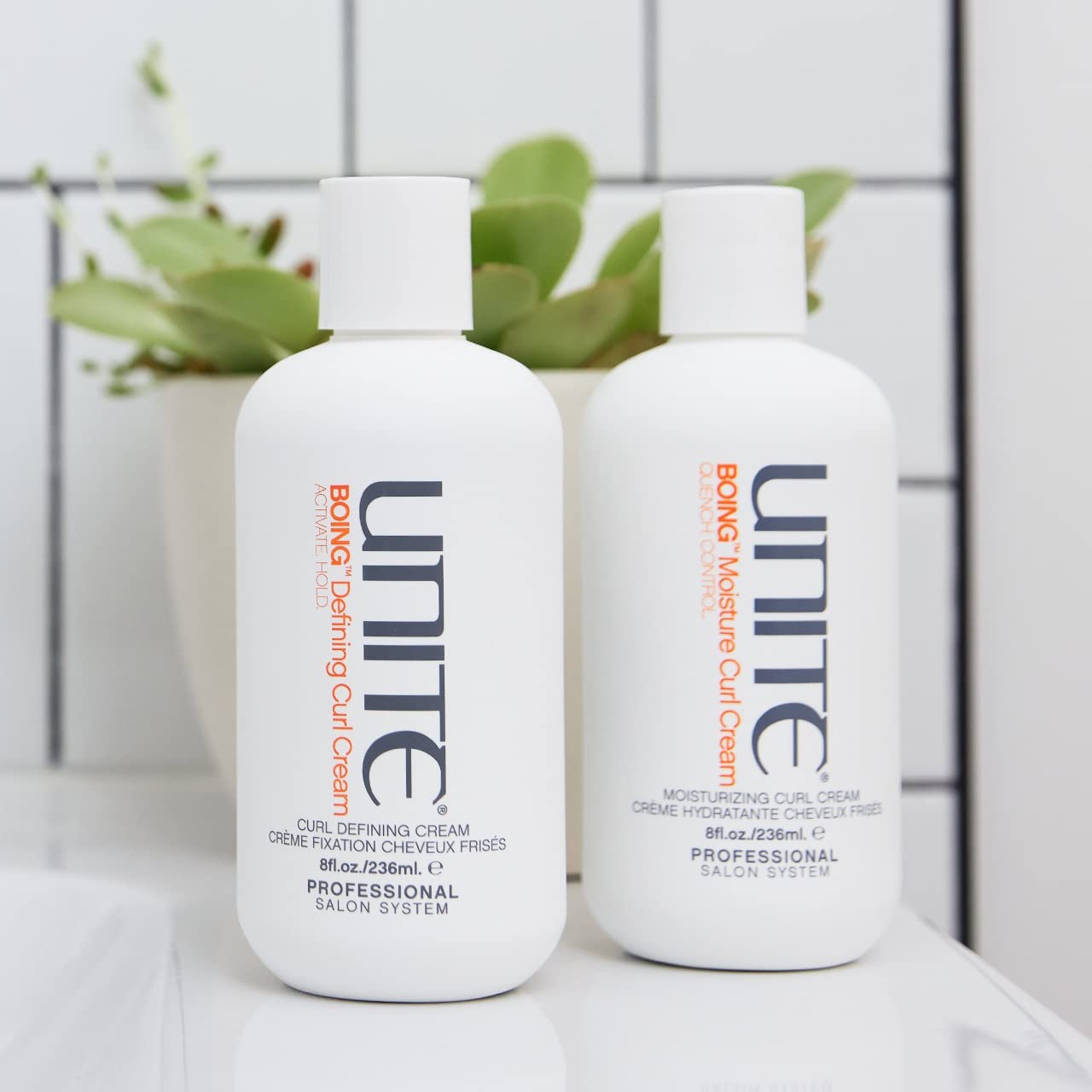 UNITE Hair - BOING Moisture Curl Cream - Hydrating Curl Cream with Coconut and Argan Oil - Defines, and Protects Curls - Frizz-Free, UV and Thermal