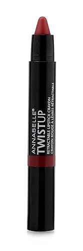 Annabelle Twistup Retractable Lipstick for Women, Cherry, 1.5 Gram