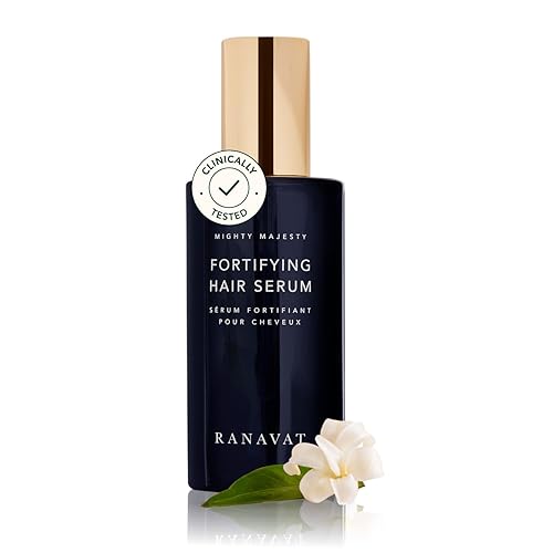 RANAVAT BOTANICS RANAVAT Mighty Majesty - Fortifying Hair Serum - Hair Oil Serum for Scalp Hydration, Frizz Control, & Hair Shine - With Jasmine
