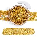 Gold Body Glitter Gel,Face Hair Glitter Makeup,Music Festival Concert Outfit Rave Pride Accessories for Women,Mermaid Sequins Chunky Glitter Face