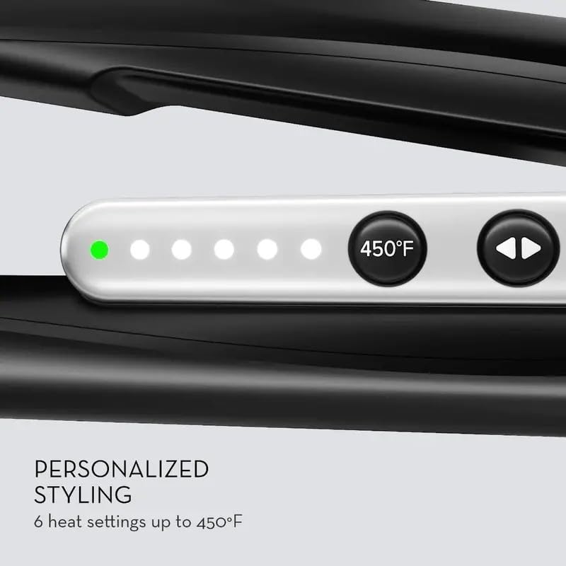 Neuro by Paul Mitchell Style+ 1" Ceramic Straightening & Styling Iron, Travel Flat Iron, Dual Voltage for Worldwide Use