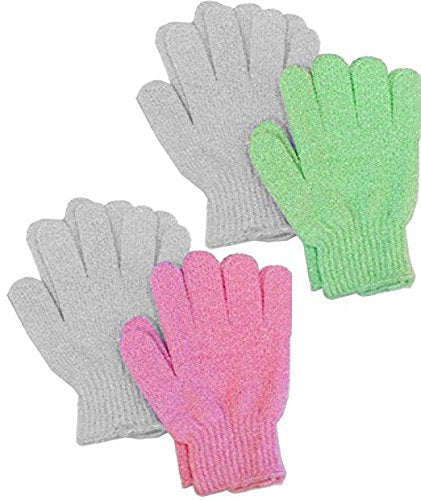 Aquasentials Exfoliating Bath Gloves (4 Pairs) Beauty and Personal Care Aquasentials