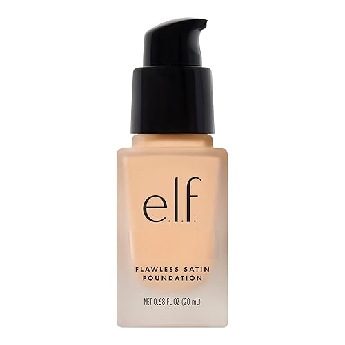 e.l.f. Flawless Finish Foundation, Improves Uneven Skin Tone, Lightweight, Medium Coverage & Semi-Matte, Vegan & Cruelty-Free, Bisque, 0.68 Fl Oz