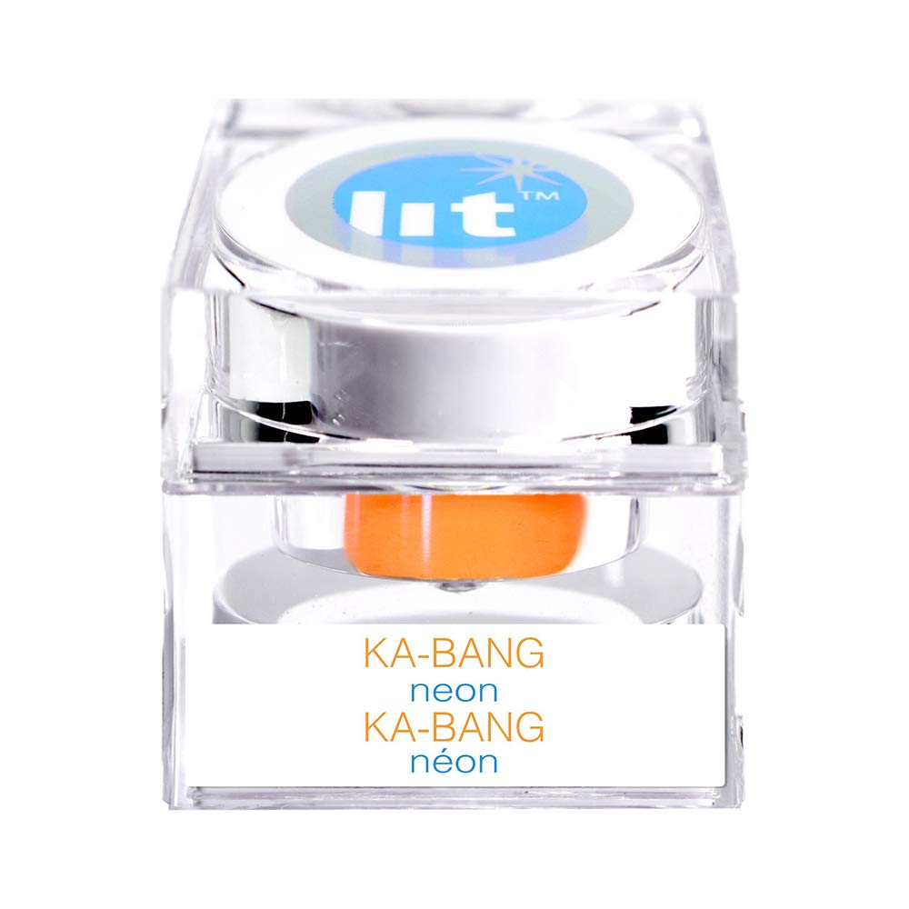 Lit Cosmetics Vegan UV Glitter Pigment, Ka-Bang, 4g