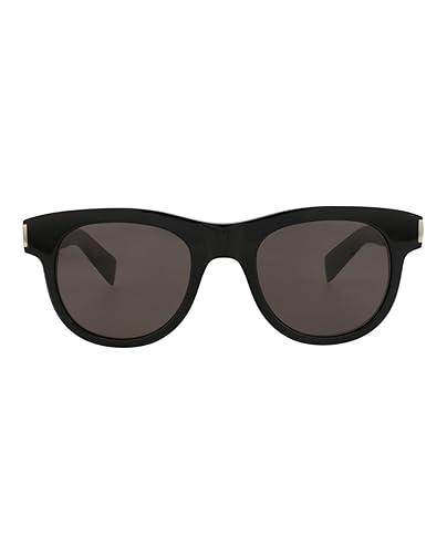 Saint Laurent Round-Frame Recycled Acetate Sunglasses