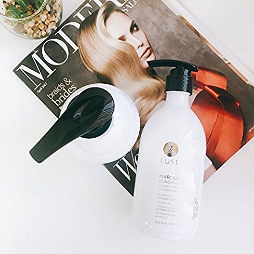 Luseta Marula Oil Shampoo and Conditioner Set for Dry Damaged Hair - Moisturizing Set for Frizz Control, Split End Repair, Smooth Shiny Hair for All