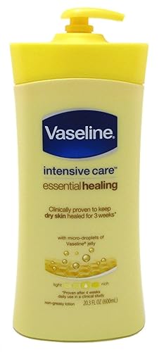 Vaseline Intensive Care Essential Healing Body Lotion, 20.3 Oz, Pump Bottle