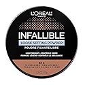 L'Oreal Paris Infallible Tinted Loose Setting Powders, Matte Finish, Lightweight, No White Cast, 2 Shades From Light To Deep, Translucent