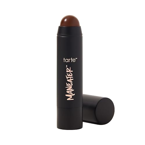 tarte maneater silk stick bronzer - Buildable Lightweight Cream Bronzer, Natural Matte Finish, Vegan & Cruelty-Free, full size, midnight