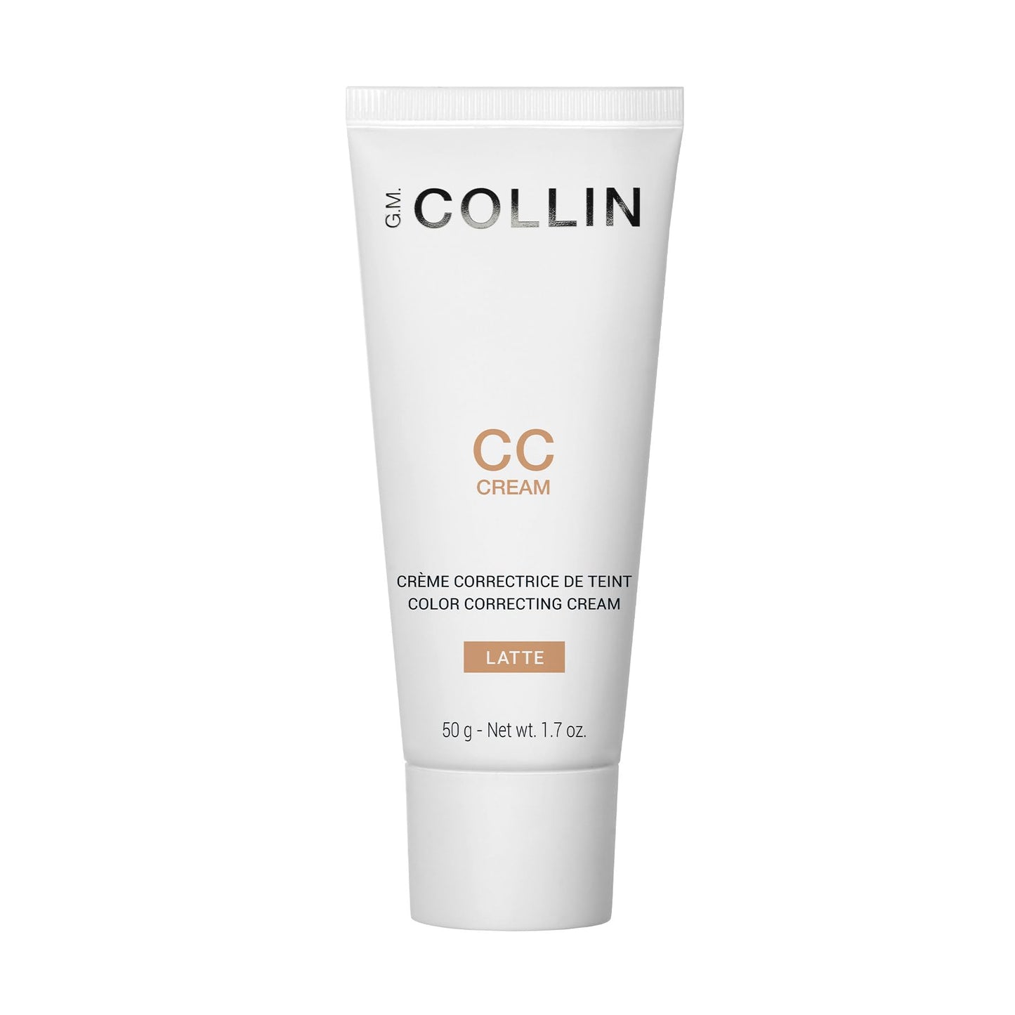 G.M. COLLIN CC Cream (Latte) | Tinted Face Moisturizer | Color Correcting Skin Care with Hydrating Hyaluronic Acid