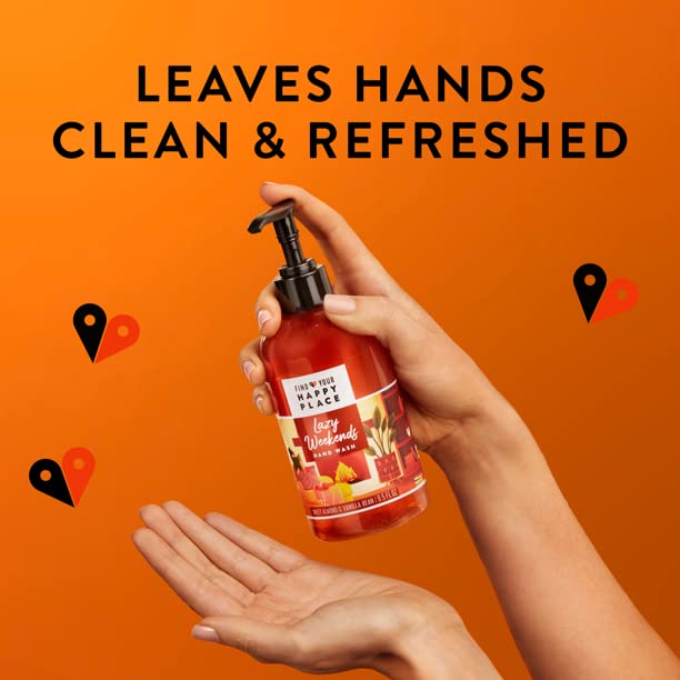 Find Your Happy Place Liquid Gel Hand Wash Lazy Weekends Sweet Almond And Vanilla Bean 9.5 fl oz