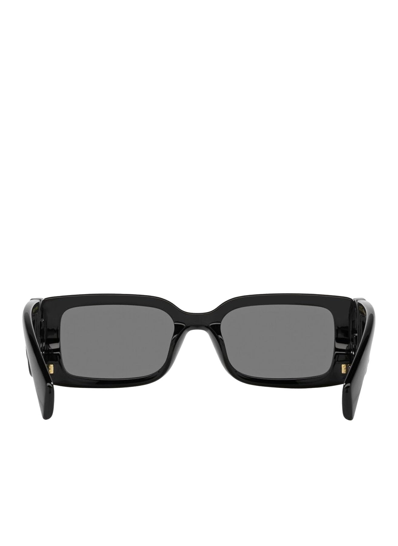 Gucci Women's Chaise Lounge Narrow Rectangular Sunglasses, Black-Black-Grey, One Size