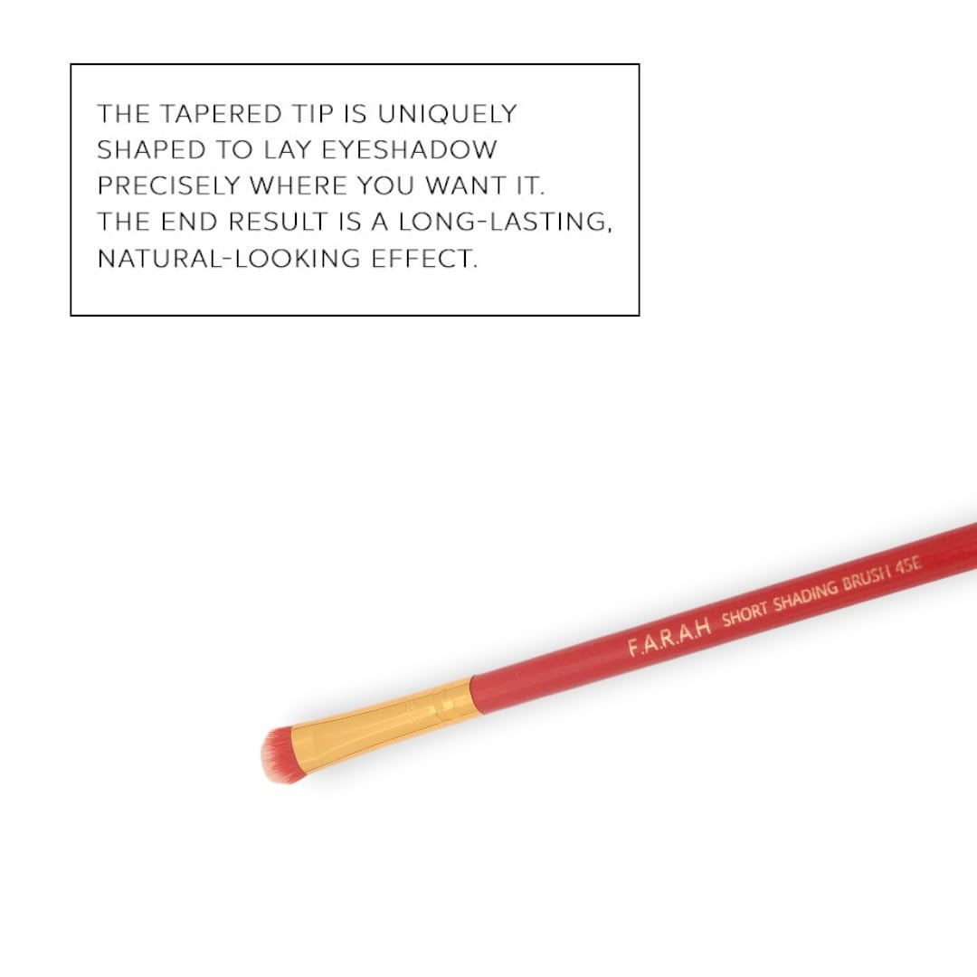 F.A.R.A.H Premium Short Shading Brush 45E (Red)