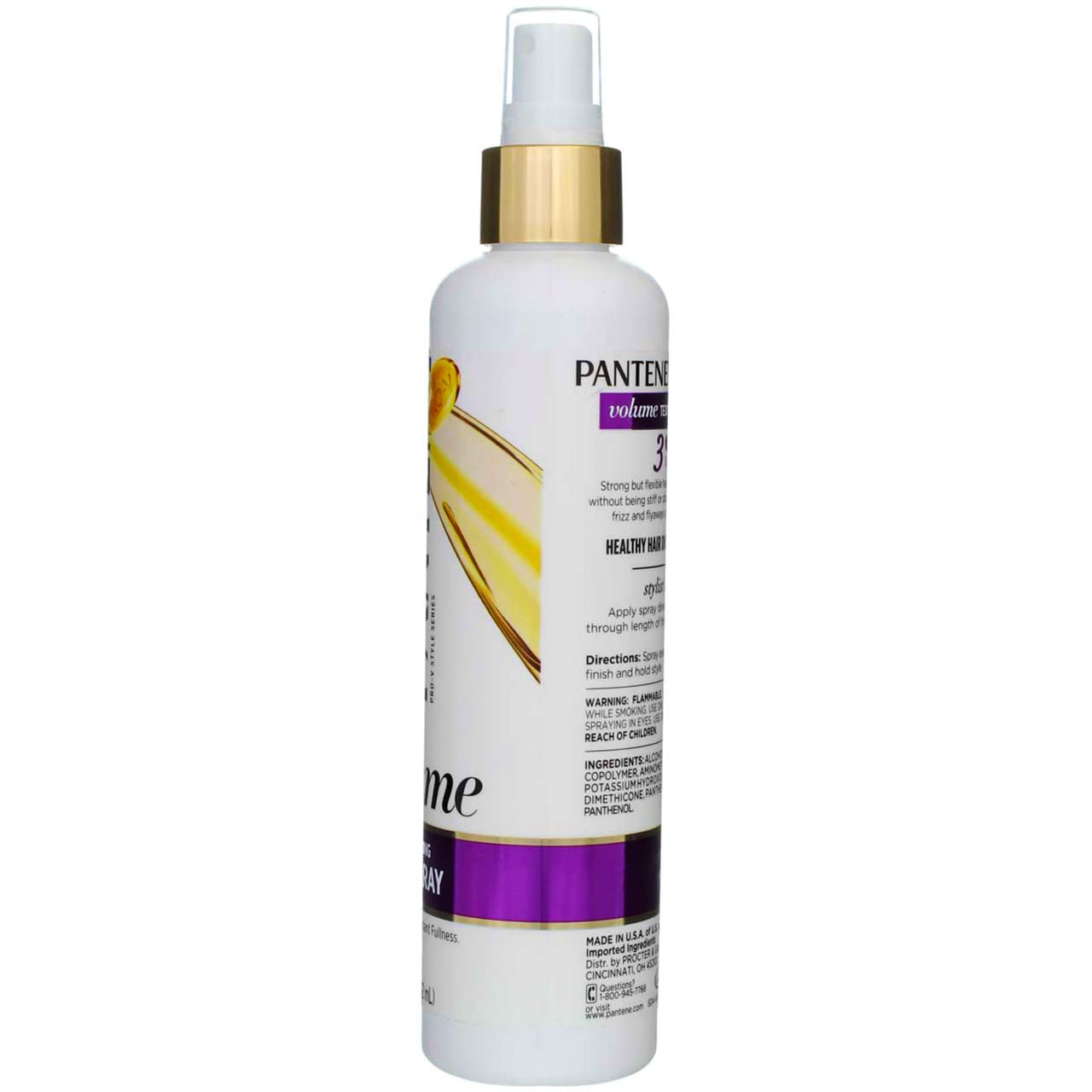 Pantene Pro-V Style Series Volume Texturizing Hairspray 8.5 oz (Pack of 8)