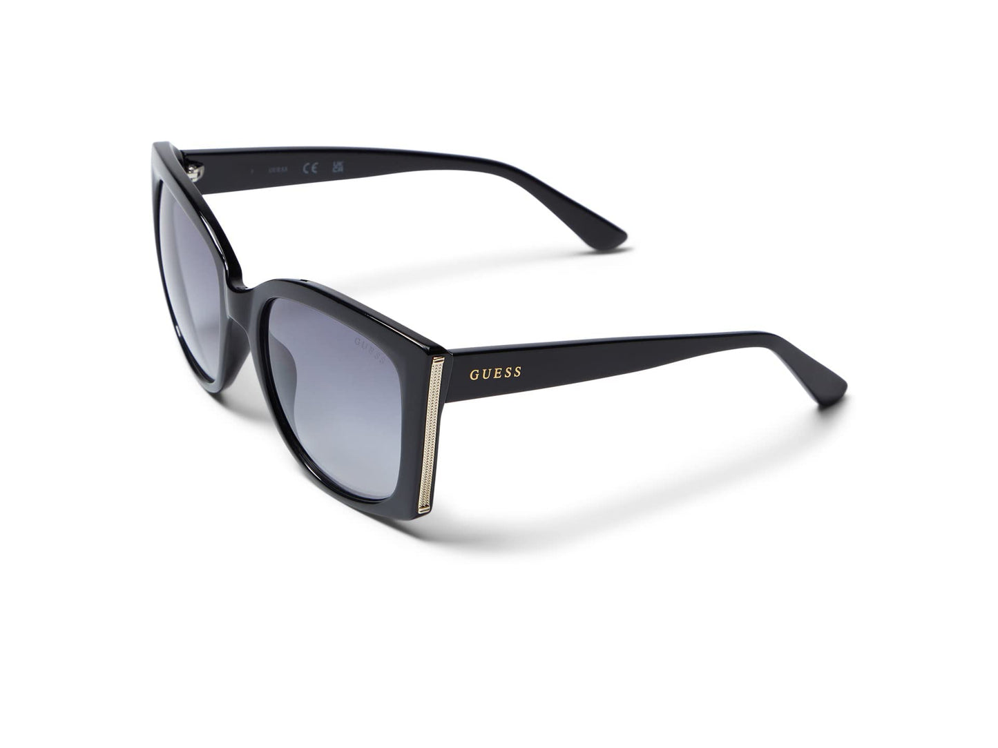 GUESS GF6169 Shiny Black/Gradient Smoke One Size