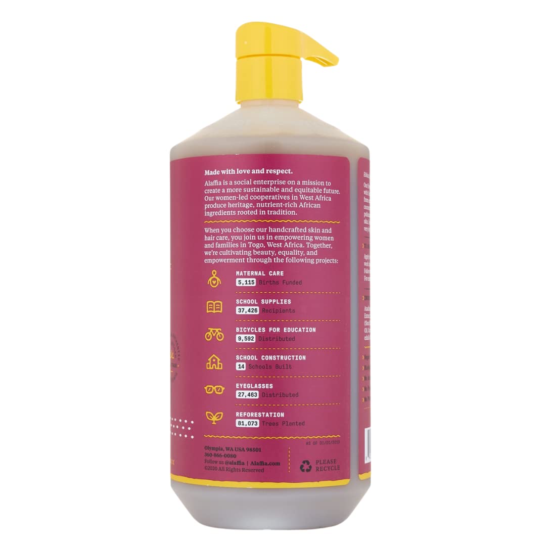 Alaffia EveryDay Shea Body Wash, Naturally Moisturizing Cleanser for All Skin Types with Fair Trade Shea Butter, Neem & Coconut Oil, Passion Fruit 32 Beauty and Personal Care Alaffia