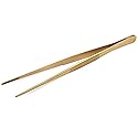 JB Prince Gold Straight Tip Tweezer 10 inches