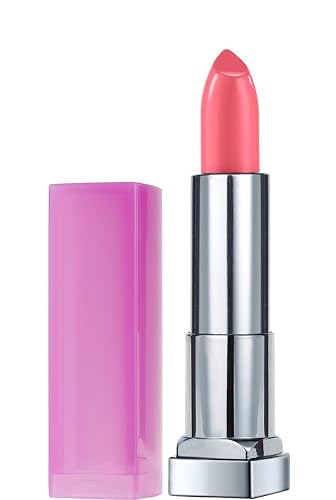 Maybelline New York Color Sensational Rebel Bloom Lipstick, Hibiscus Pop, 0.15 Ounce