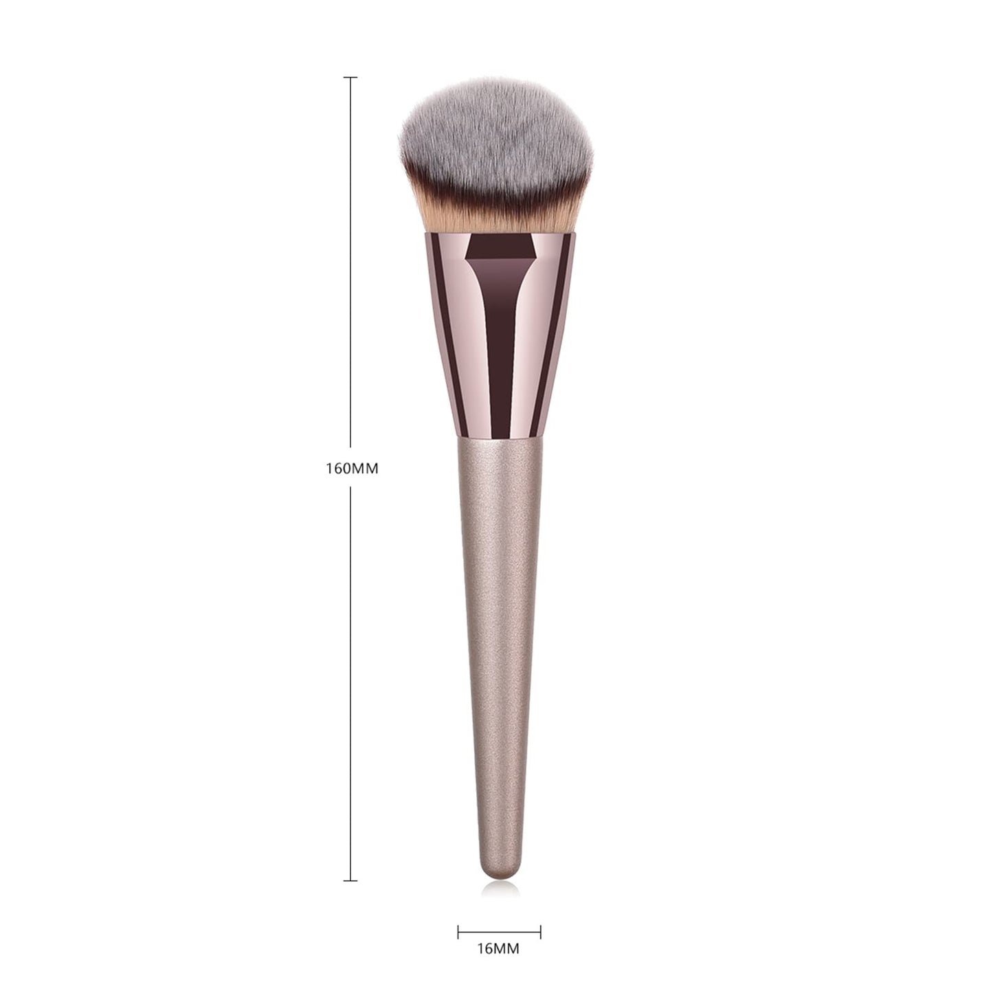 Professional Angled Foundation Brush Premium Synthetic Kabuki Makeup Brush Bronzer Contour Brush Cosmetic Applicator for Blending Liquid Powder BB