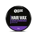 Beardo XXtra Stronghold Hair Wax, 100 gm | Crystal Hair Wax for Men | Glossy Finish | Hair Style, Shine | Extra Strong Hold Styling Hair Wax - 3.4Fl