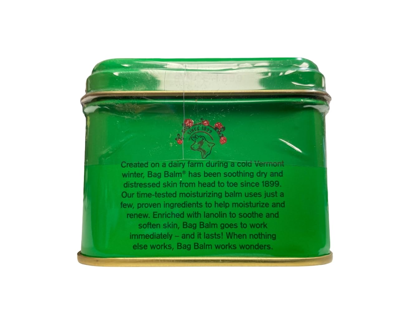 Bag Balm Vermont's Original Moisturizing for Dry Skin, Chapped Lips, Cracked Heels, Dog Paw Pads + More. 118 ml (4 oz) Tin (3) Beauty and Personal Care Bag Balm