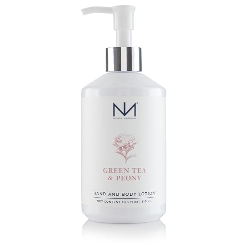Niven Morgan Green Tea & Peony Hand and Body Lotion 10.5 Fl.oz