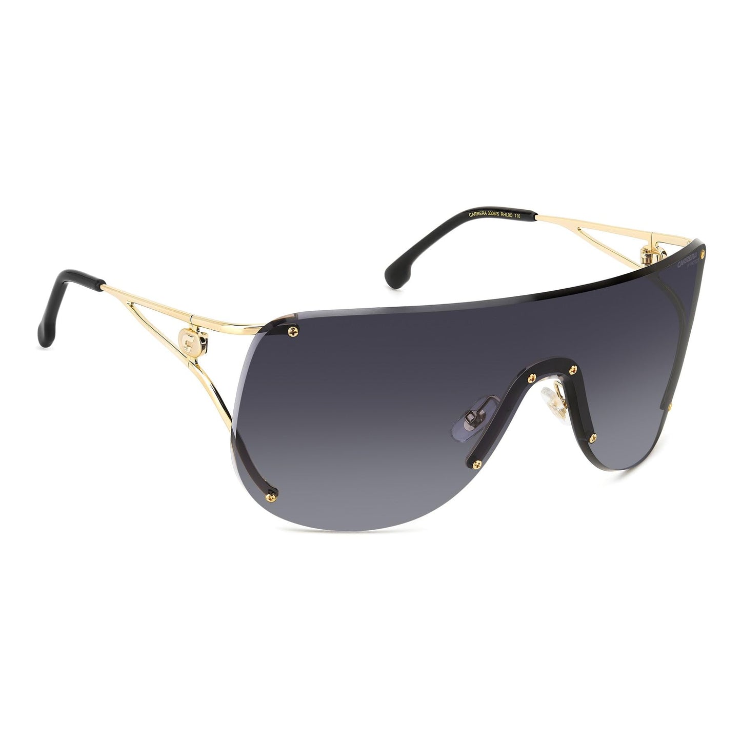 Carrera 3006/S GOLD BLACK/DARK GREY SHADED 99/1/110 women Sunglasses