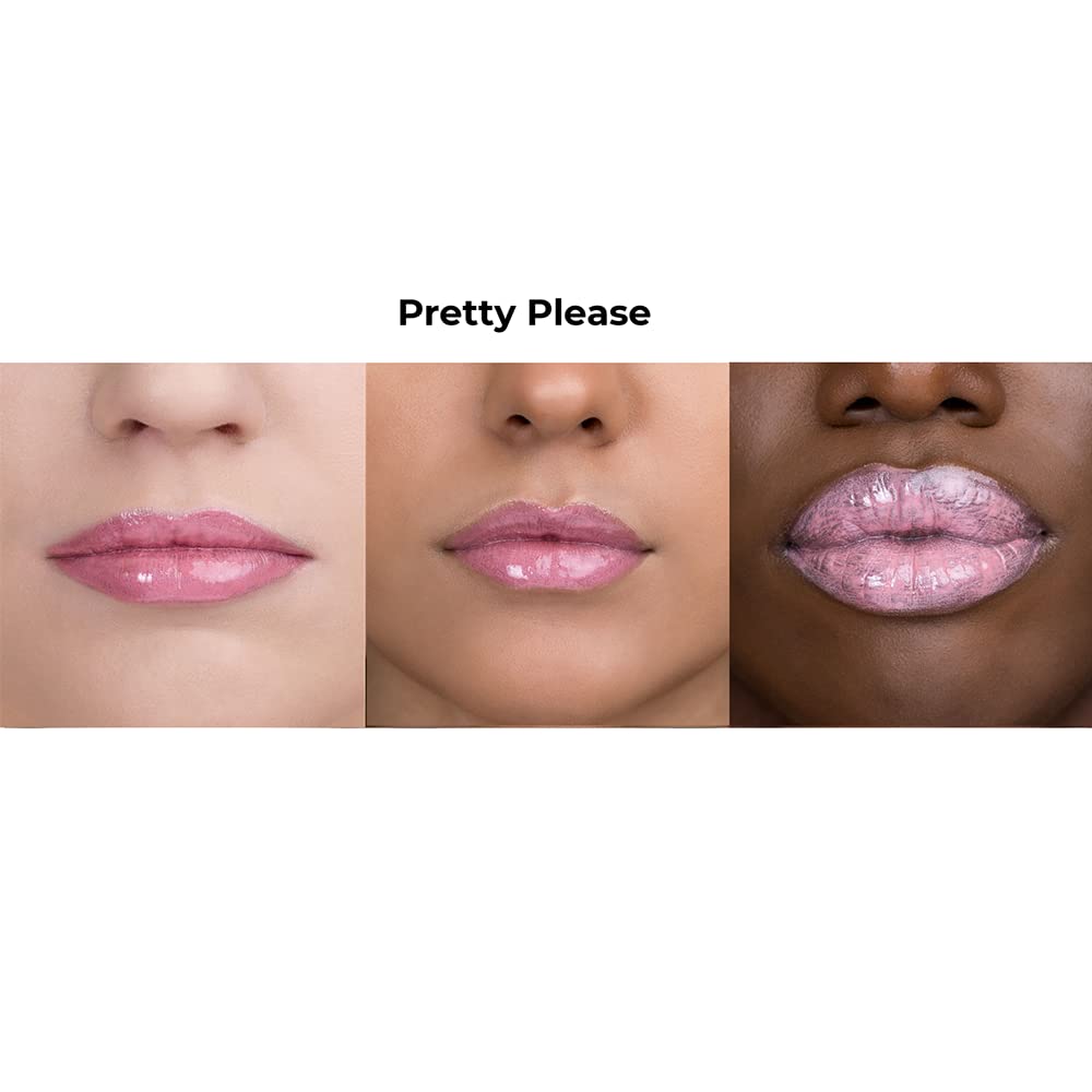 Rinna Beauty Icon Collection - Lip Gloss - Pretty Please - Tinted, Hydrating, Long-Lasting - High Pigment and Shine, Vegan, No Parabens, Clean Makeup,