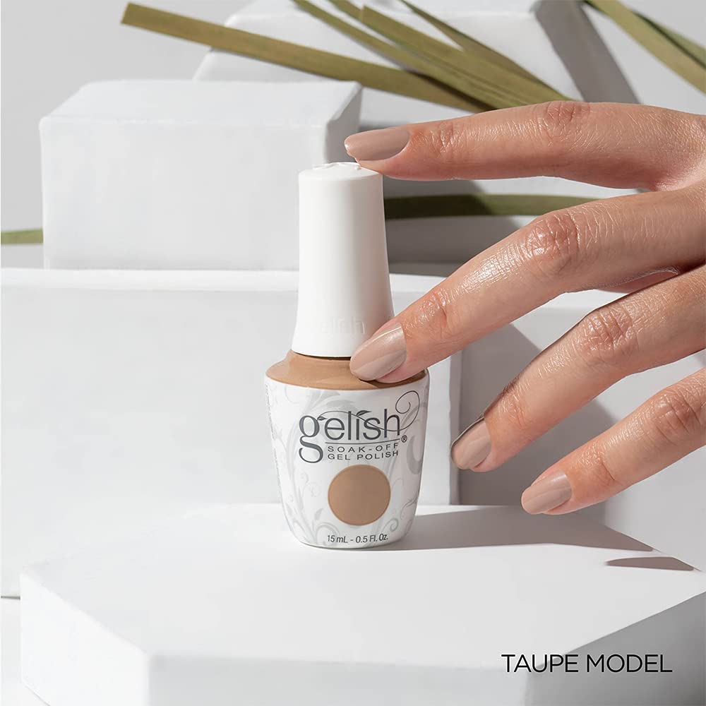 Gelish TPO-Free Soak-Off Gel Nail Polish: Taupe Model, 15mL Beauty & Personal Care Gelish